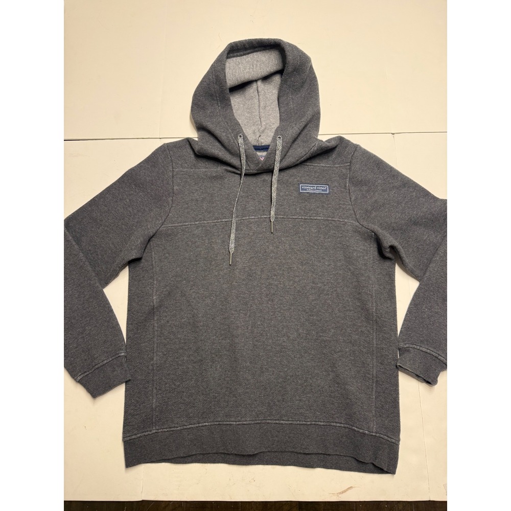 Vineyard Vines Mens Shep Fleece Hoodie Gray Small 1K002461